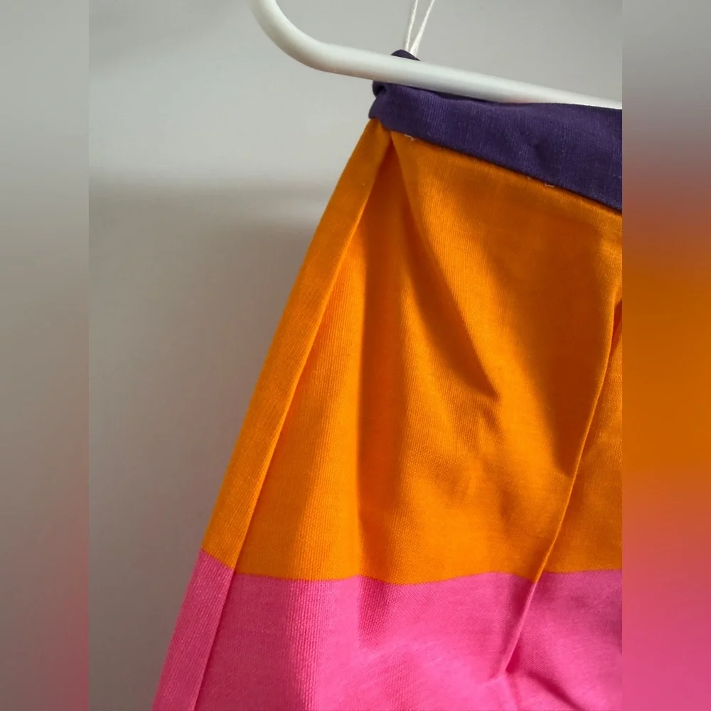 RAYMODES Vintage Multicolor Stripe Maxi Skirt Color block size Medium - Picture 4 of 8